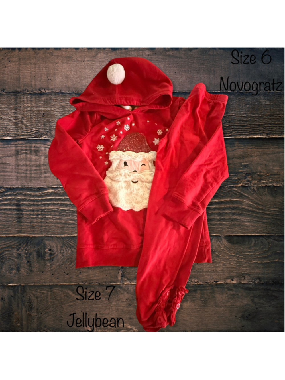 Size 6/7 Novogratz/Jellbean Christmas Set